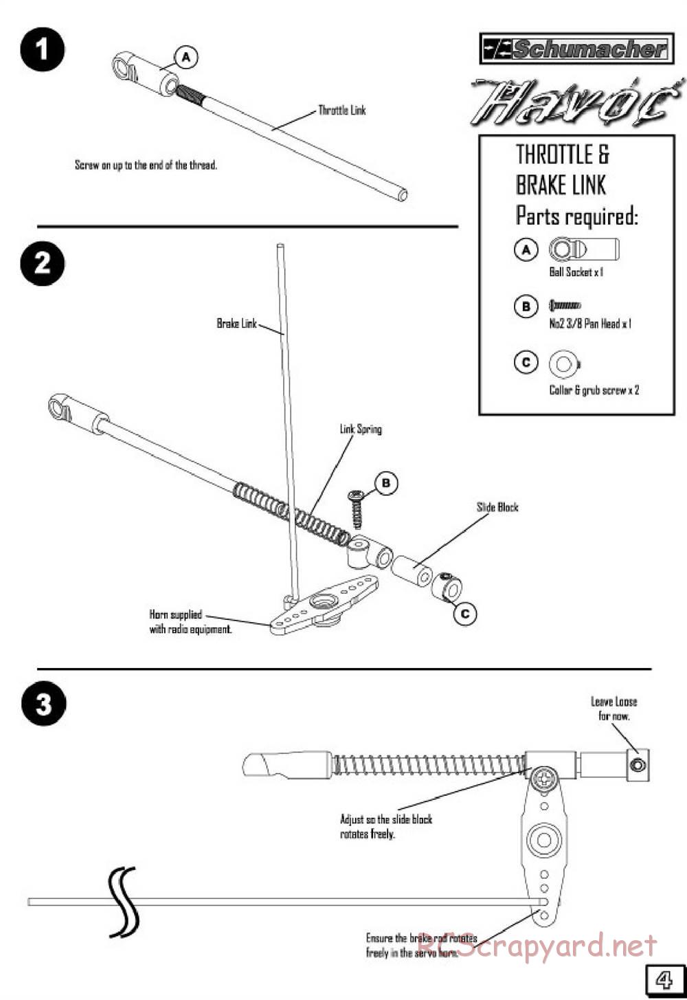 Schumacher - Havoc - Manual - Page 6