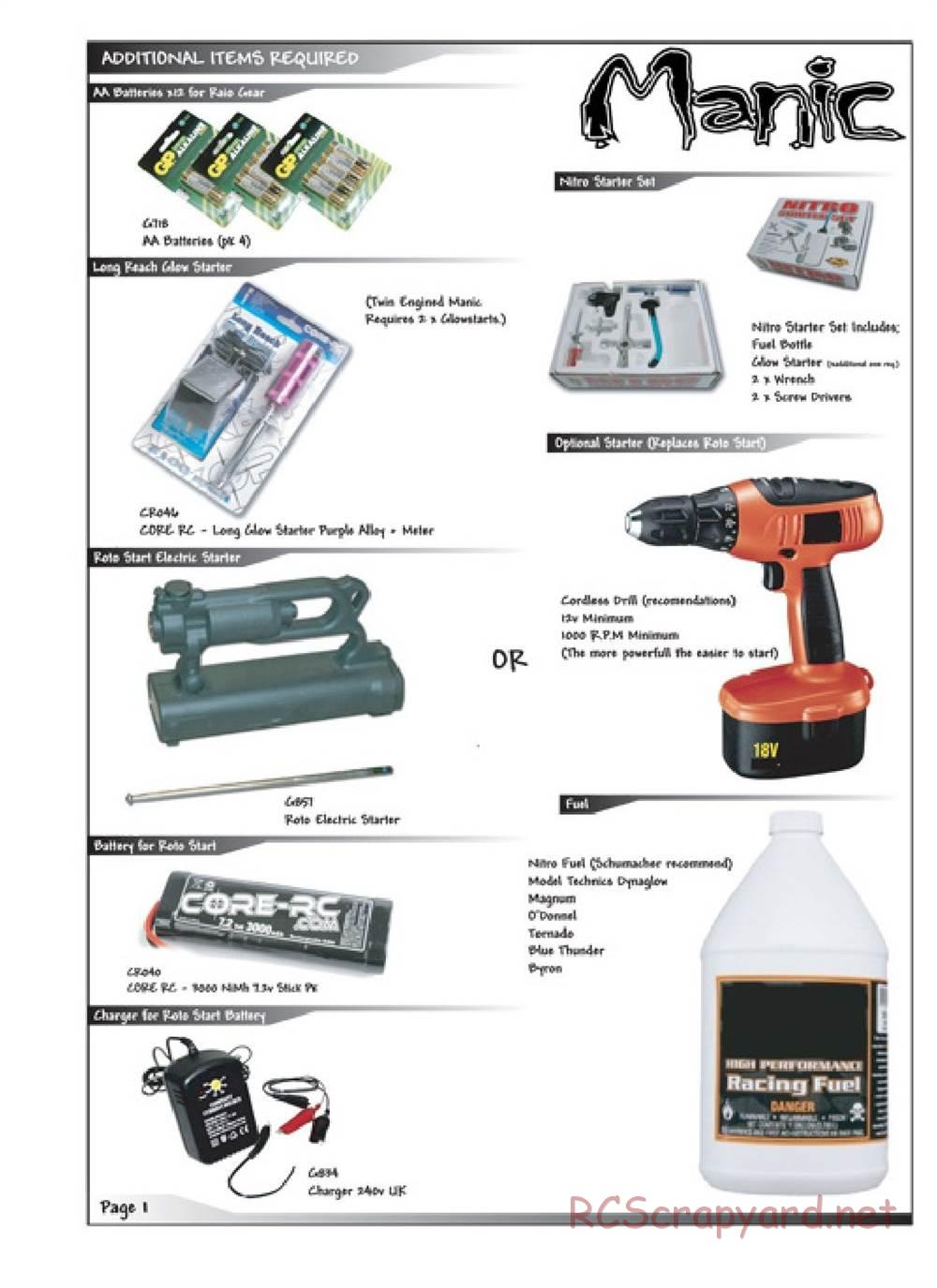 Schumacher - Manic - Manual - Page 2