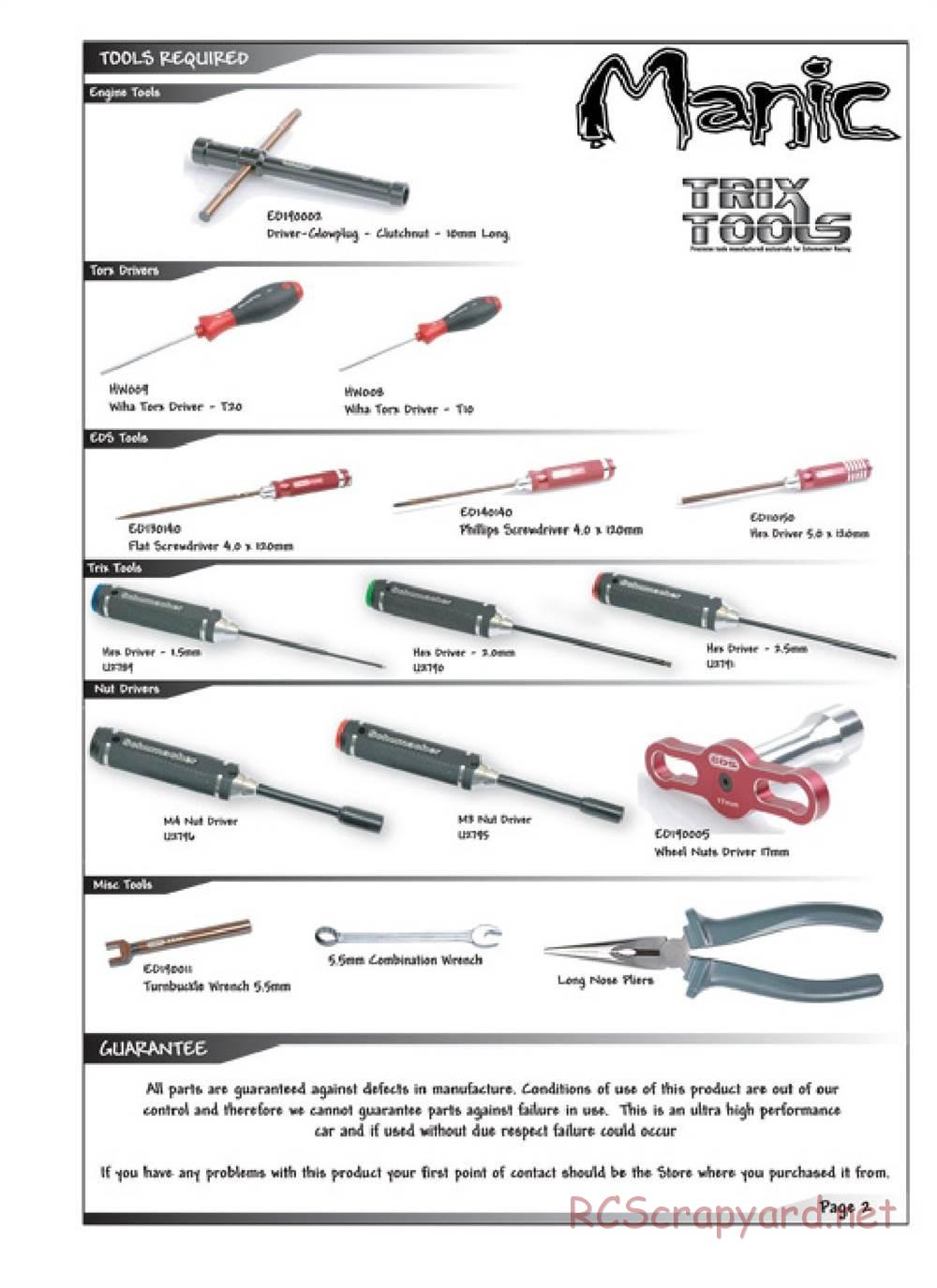 Schumacher - Manic - Manual - Page 12