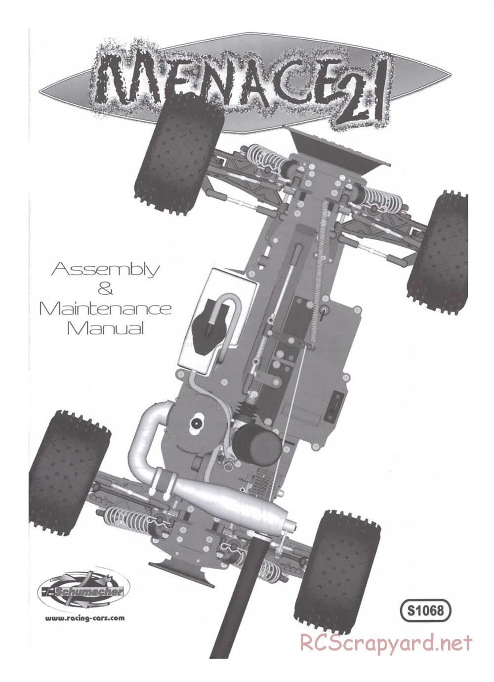 Schumacher - Menace 21 - Manual - Page 1