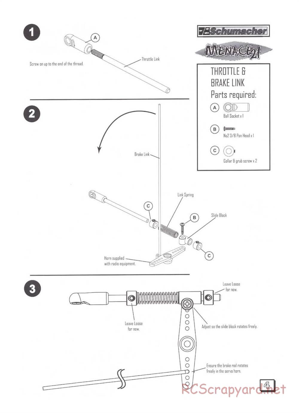 Schumacher - Menace 21 - Manual - Page 6