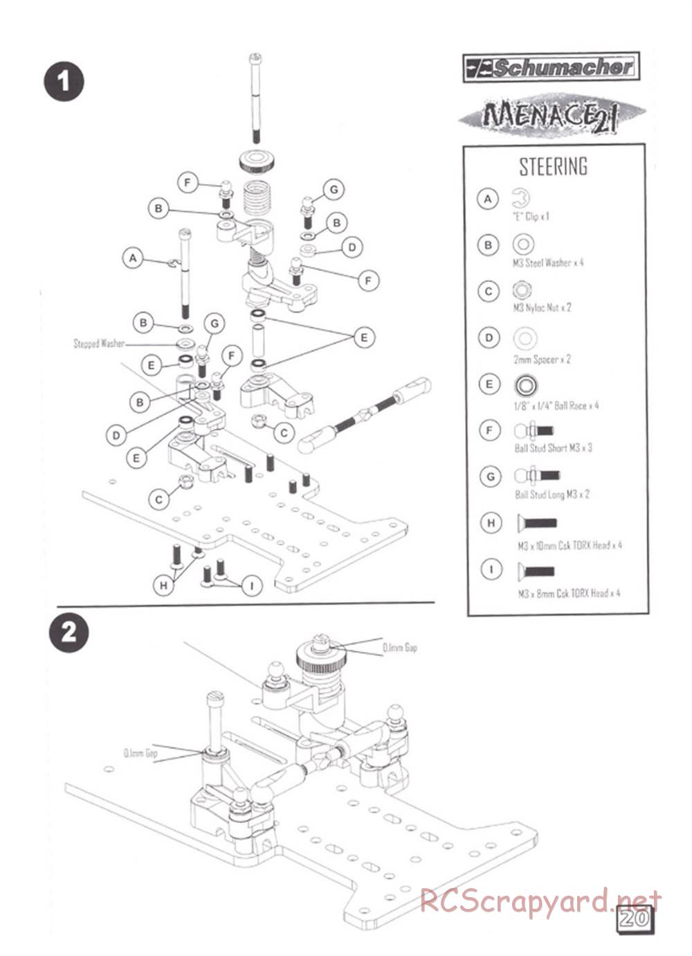 Schumacher - Menace 21 - Manual - Page 22