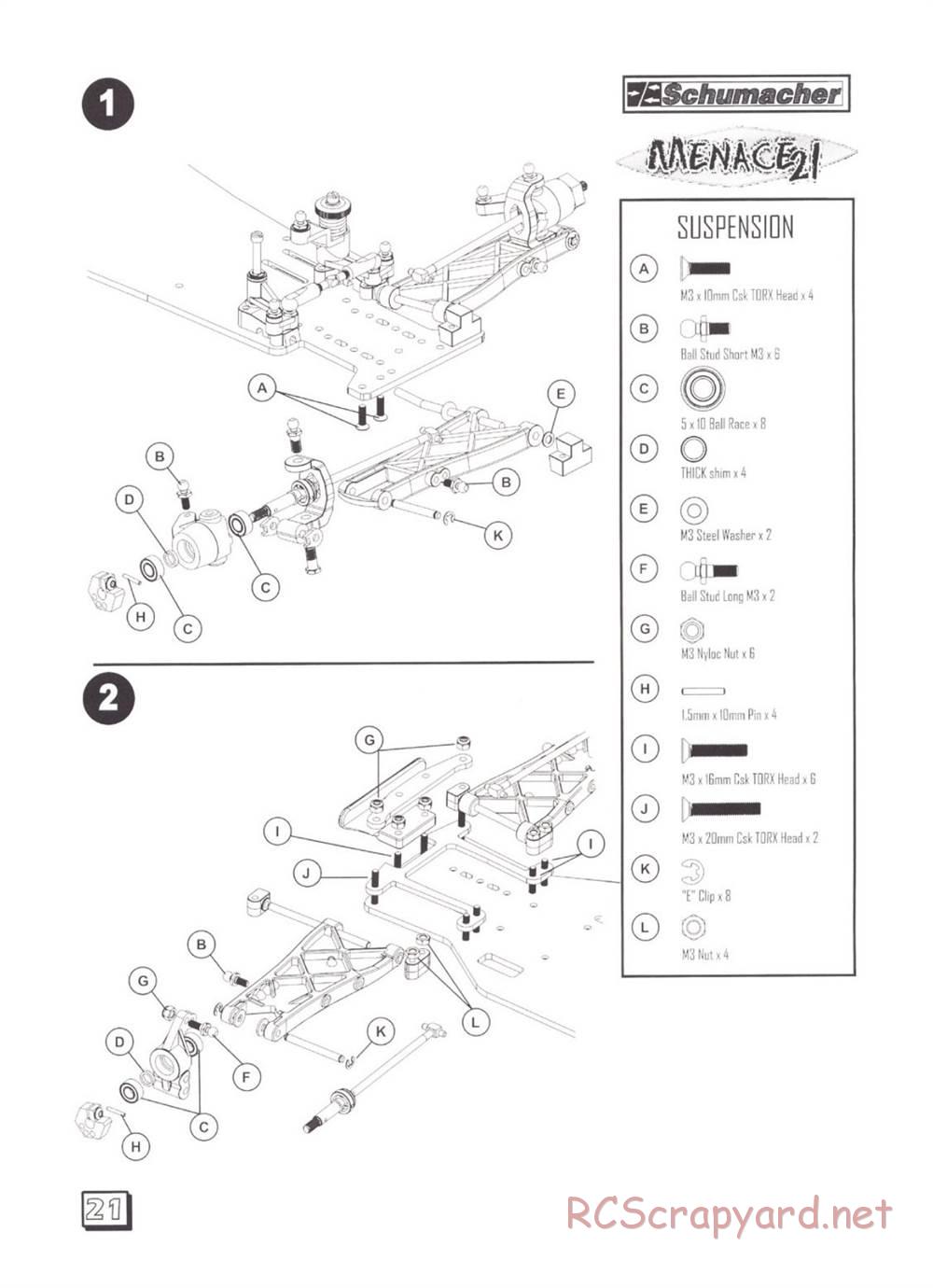 Schumacher - Menace 21 - Manual - Page 23