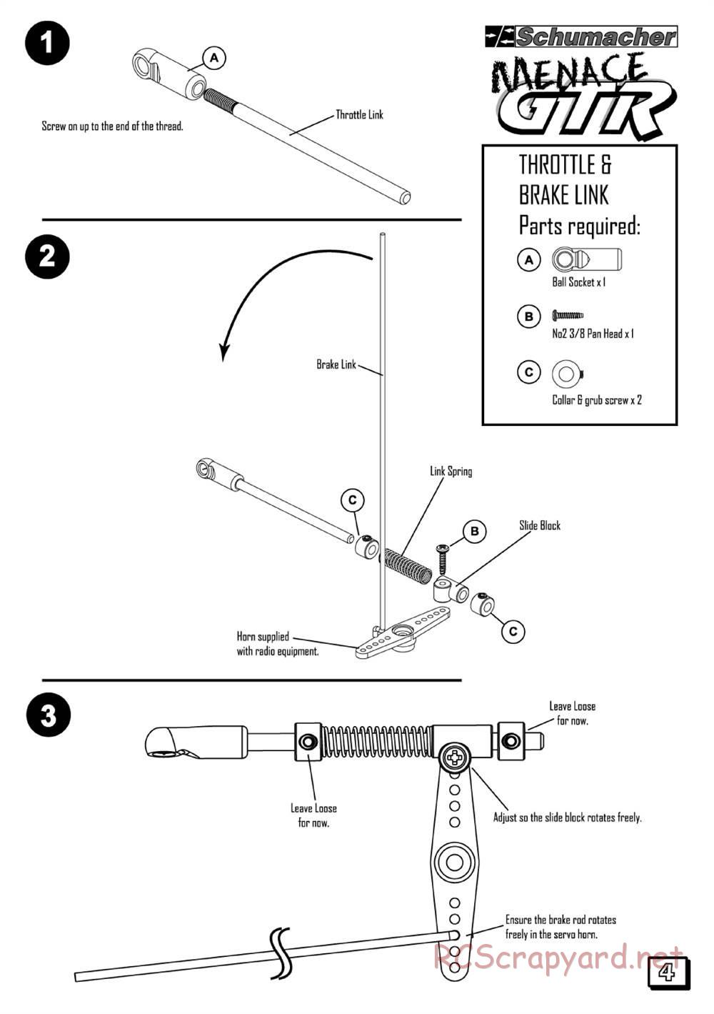 Schumacher - Menace GTR - Manual - Page 6