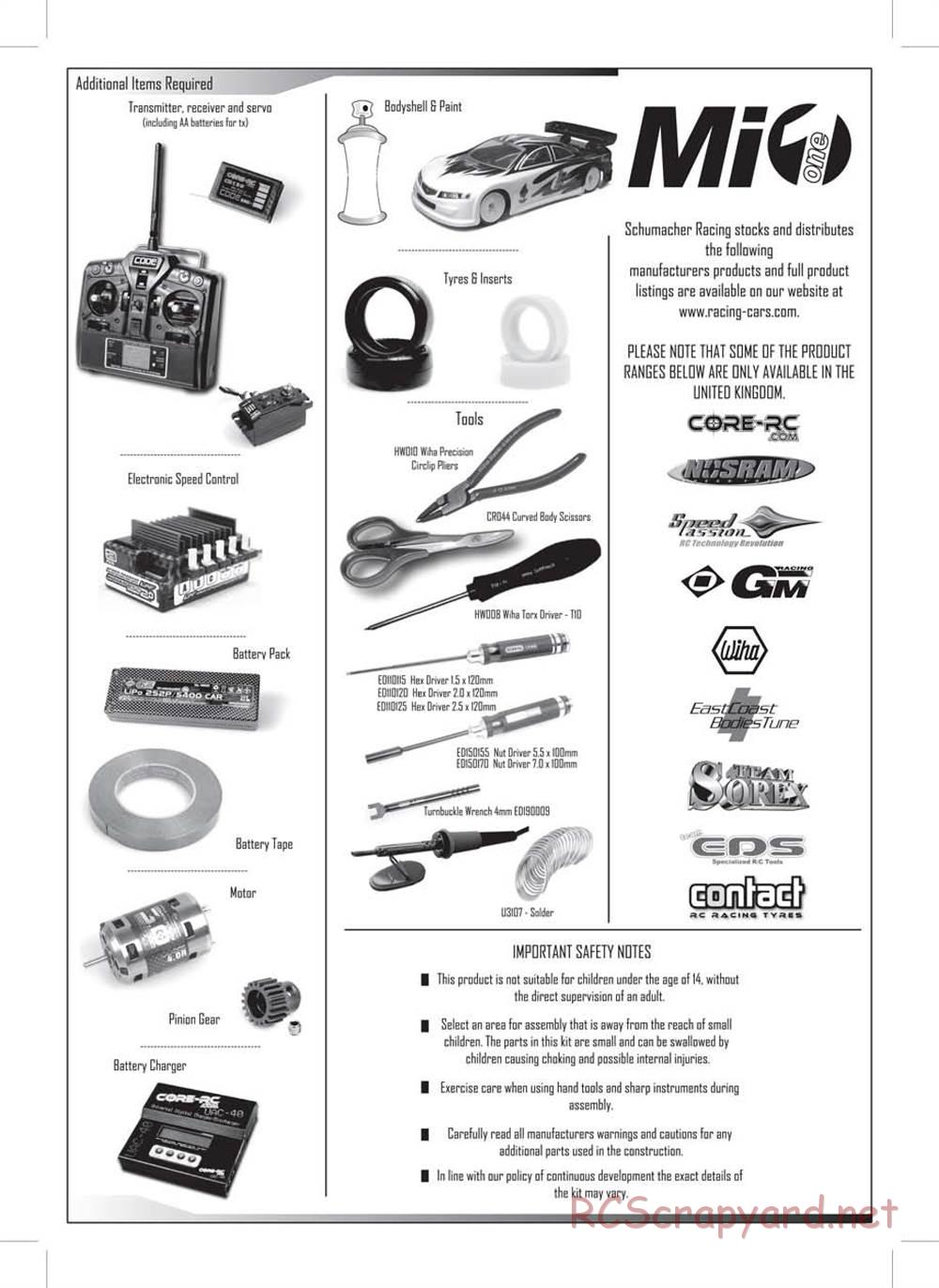 Schumacher - Mi1 - Manual - Page 2