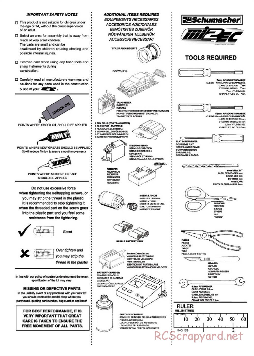 Schumacher - Mi2 EC - Manual - Page 2