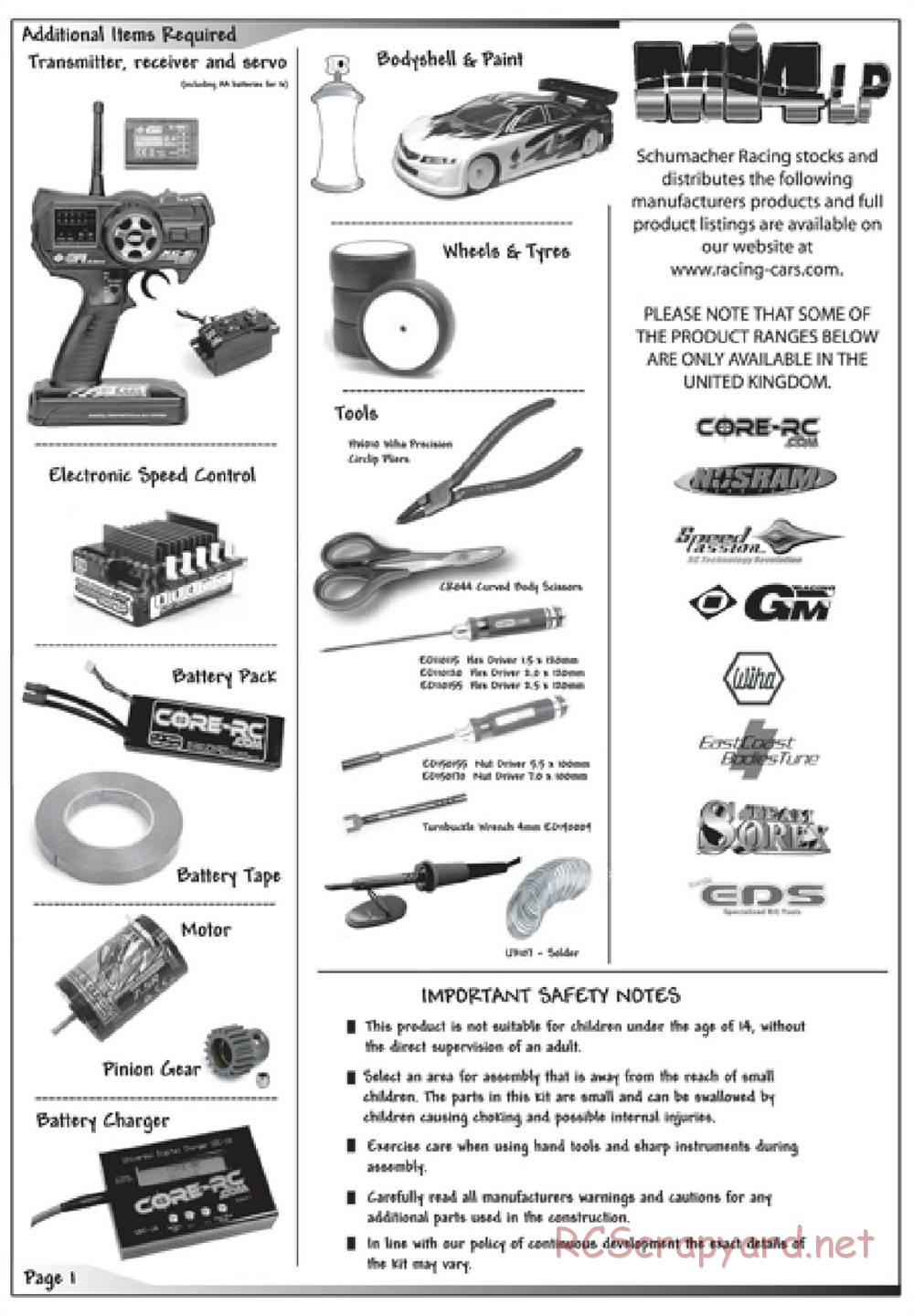 Schumacher - Mi4LP - Manual - Page 2