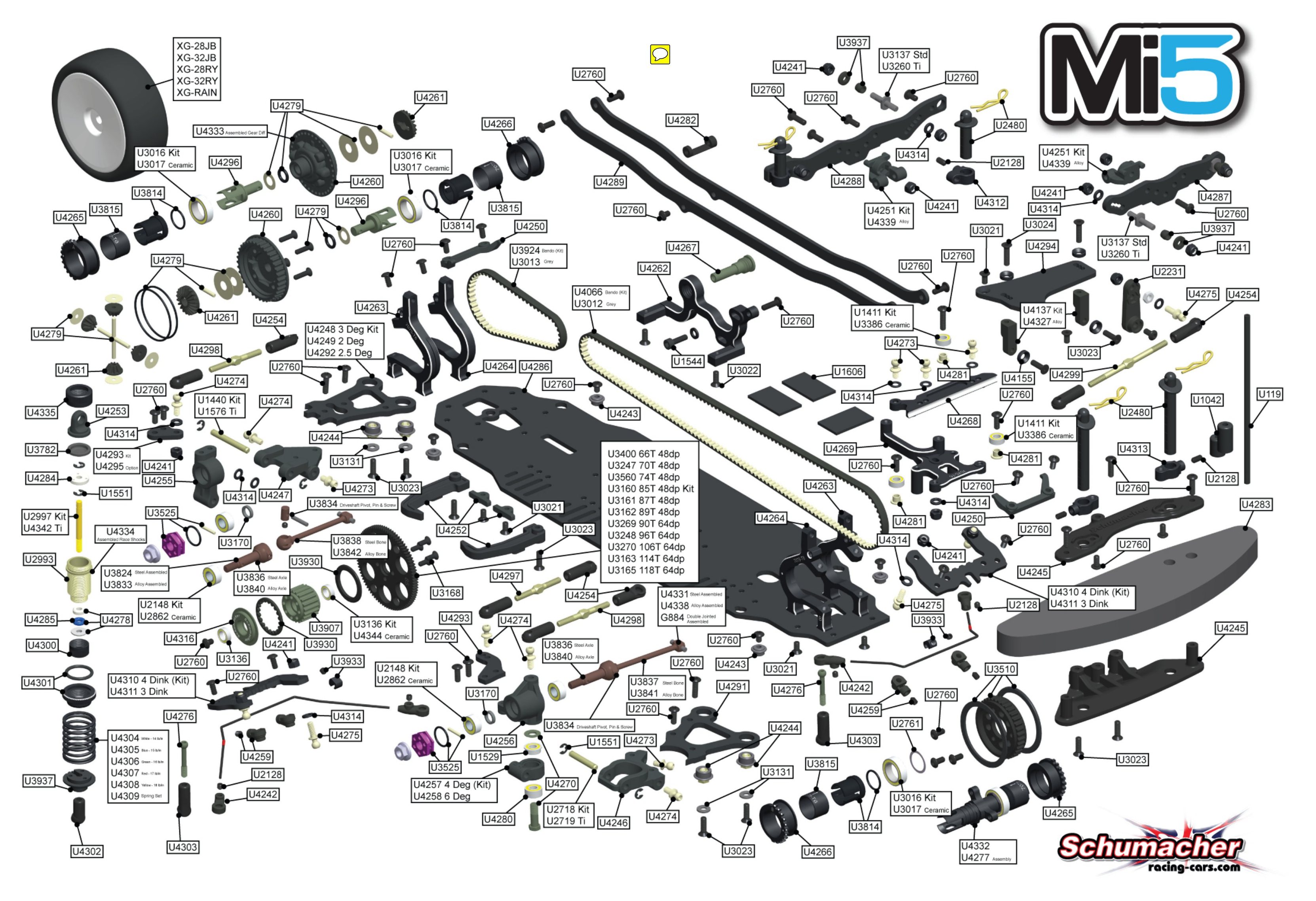 Schumacher - Mi5 - Exploded View