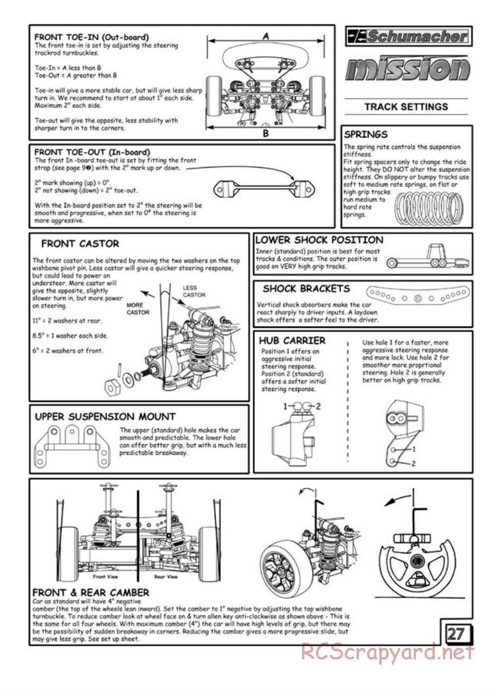 Schumacher - Mission - Manual - Page 27