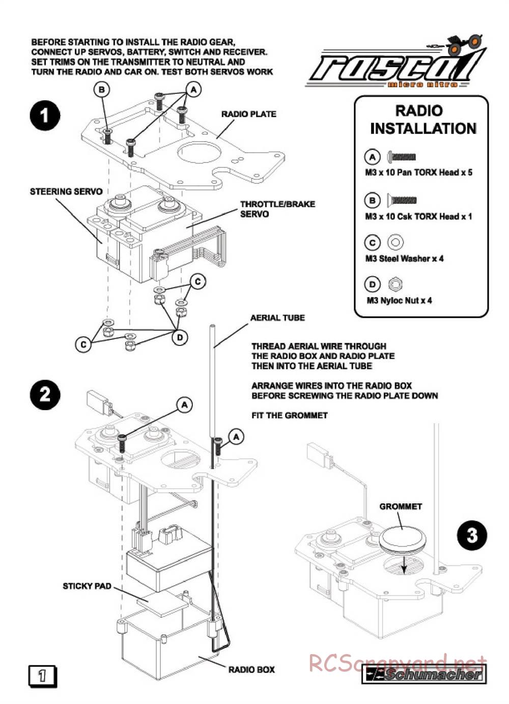 Schumacher - Rascal 2 - Manual - Page 3