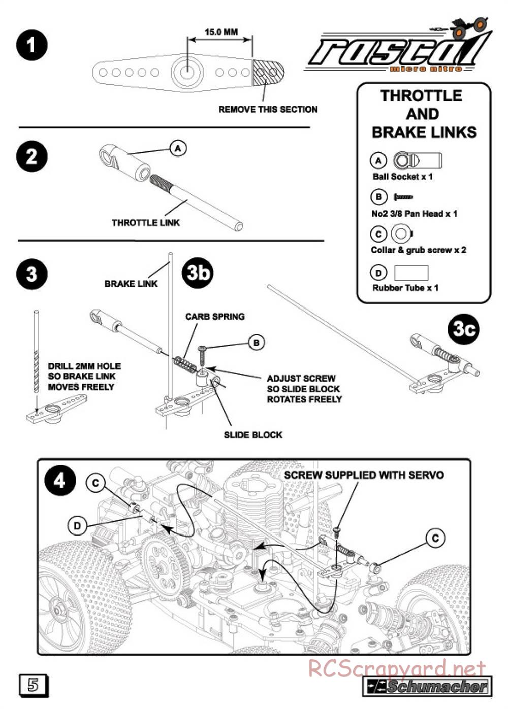 Schumacher - Rascal Micro Nitro - Manual - Page 7