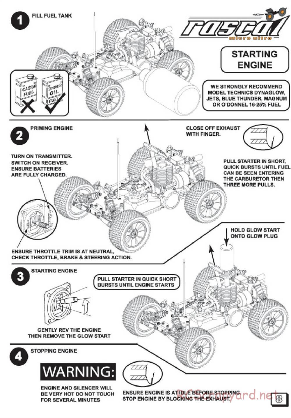 Schumacher - Rascal Micro Nitro - Manual - Page 10