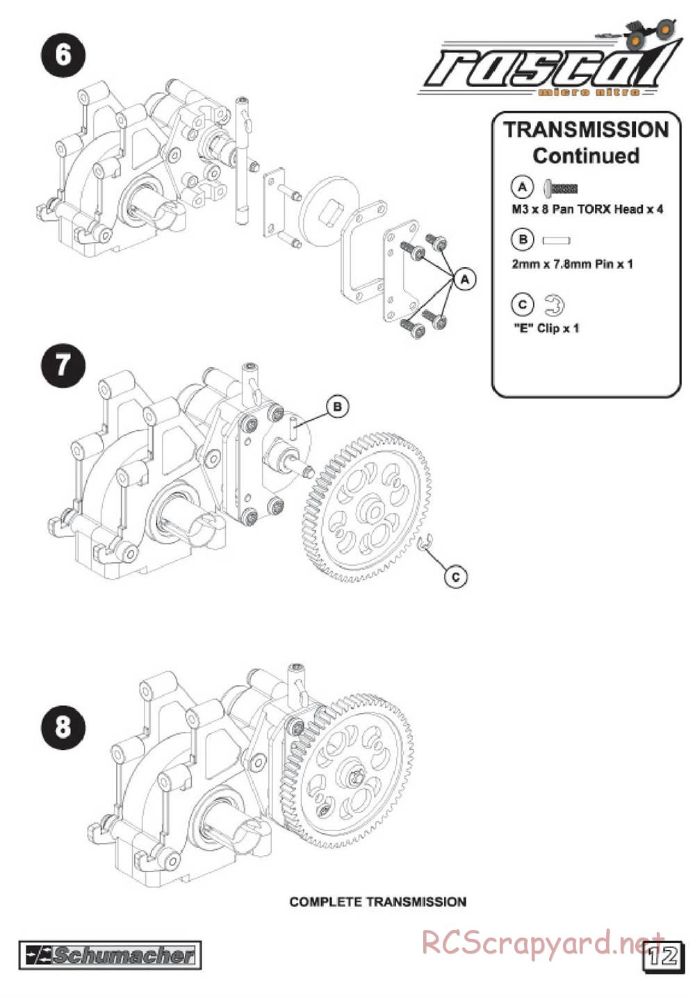 Schumacher - Rascal Micro Nitro - Manual - Page 14