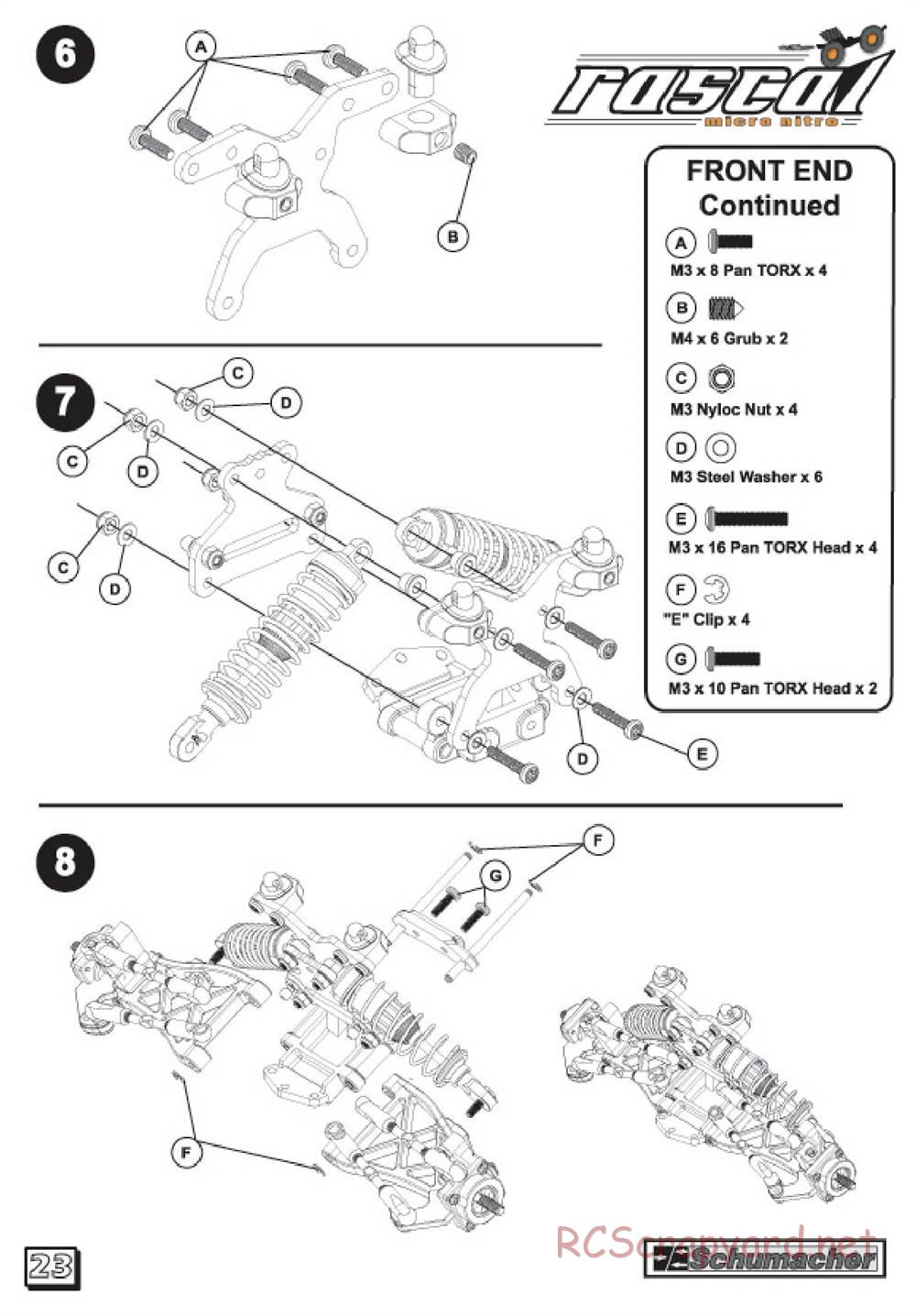 Schumacher - Rascal Micro Nitro - Manual - Page 25