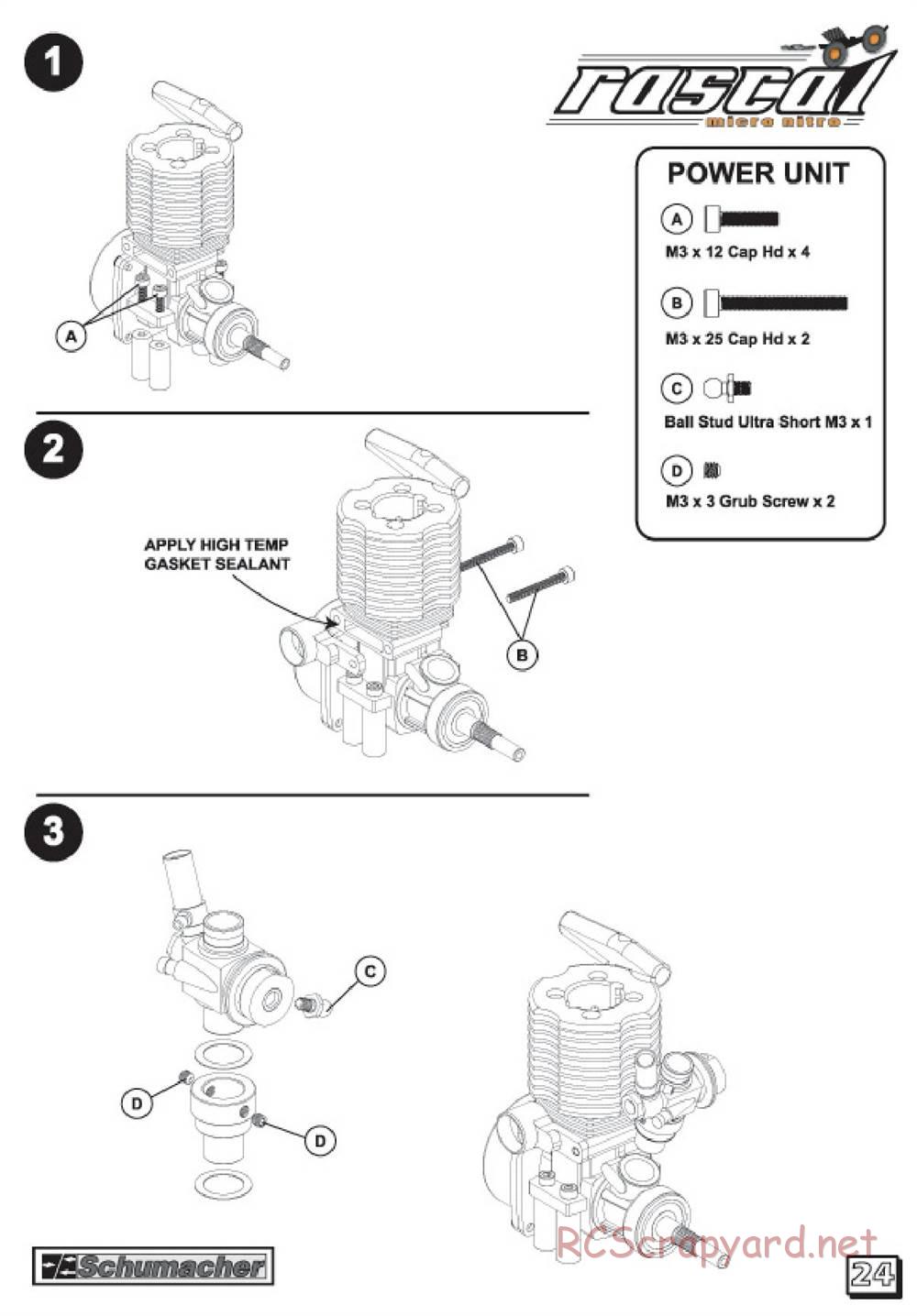 Schumacher - Rascal Micro Nitro - Manual - Page 26