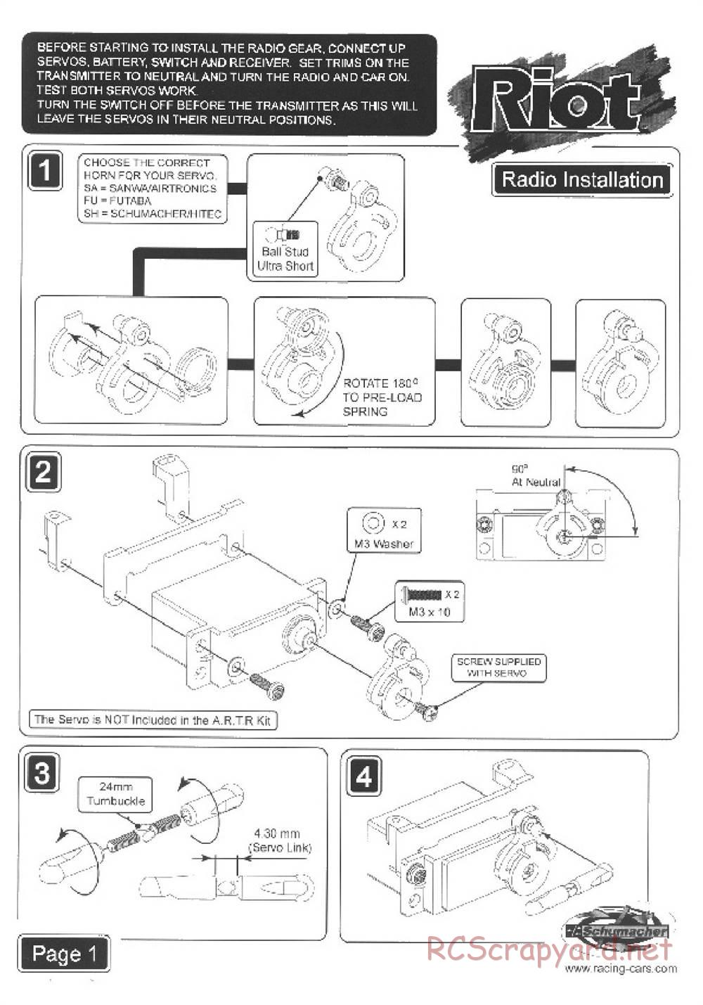 Schumacher - Riot 2 - Manual - Page 3