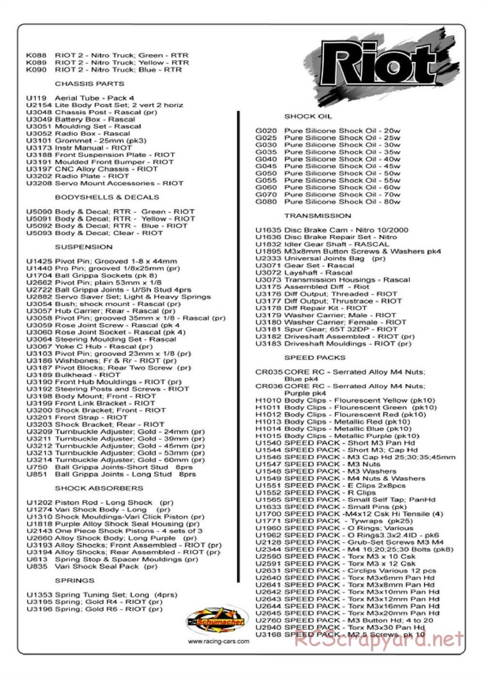 Schumacher - Riot 2 - Manual - Page 19