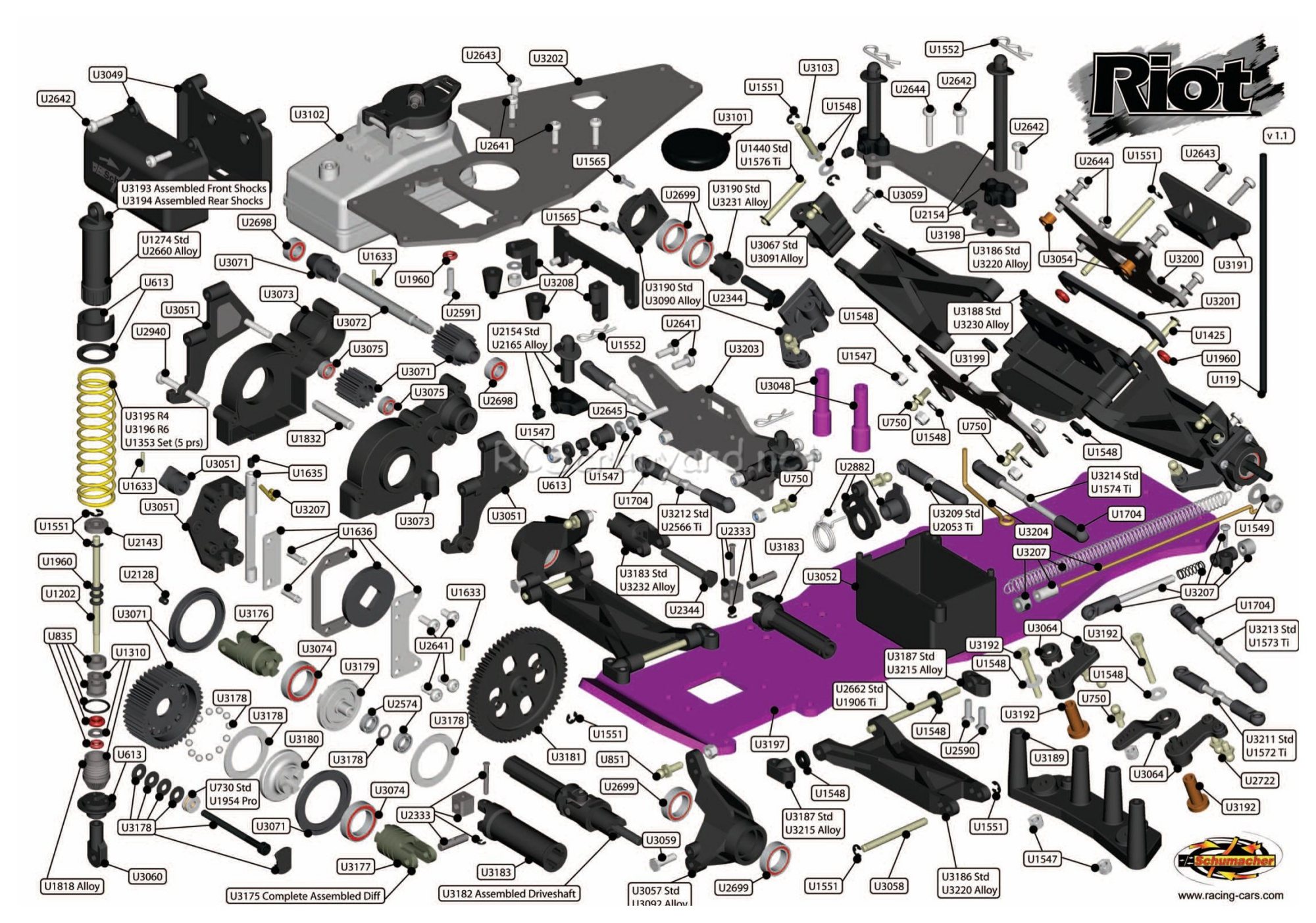 Schumacher - Riot - Exploded View