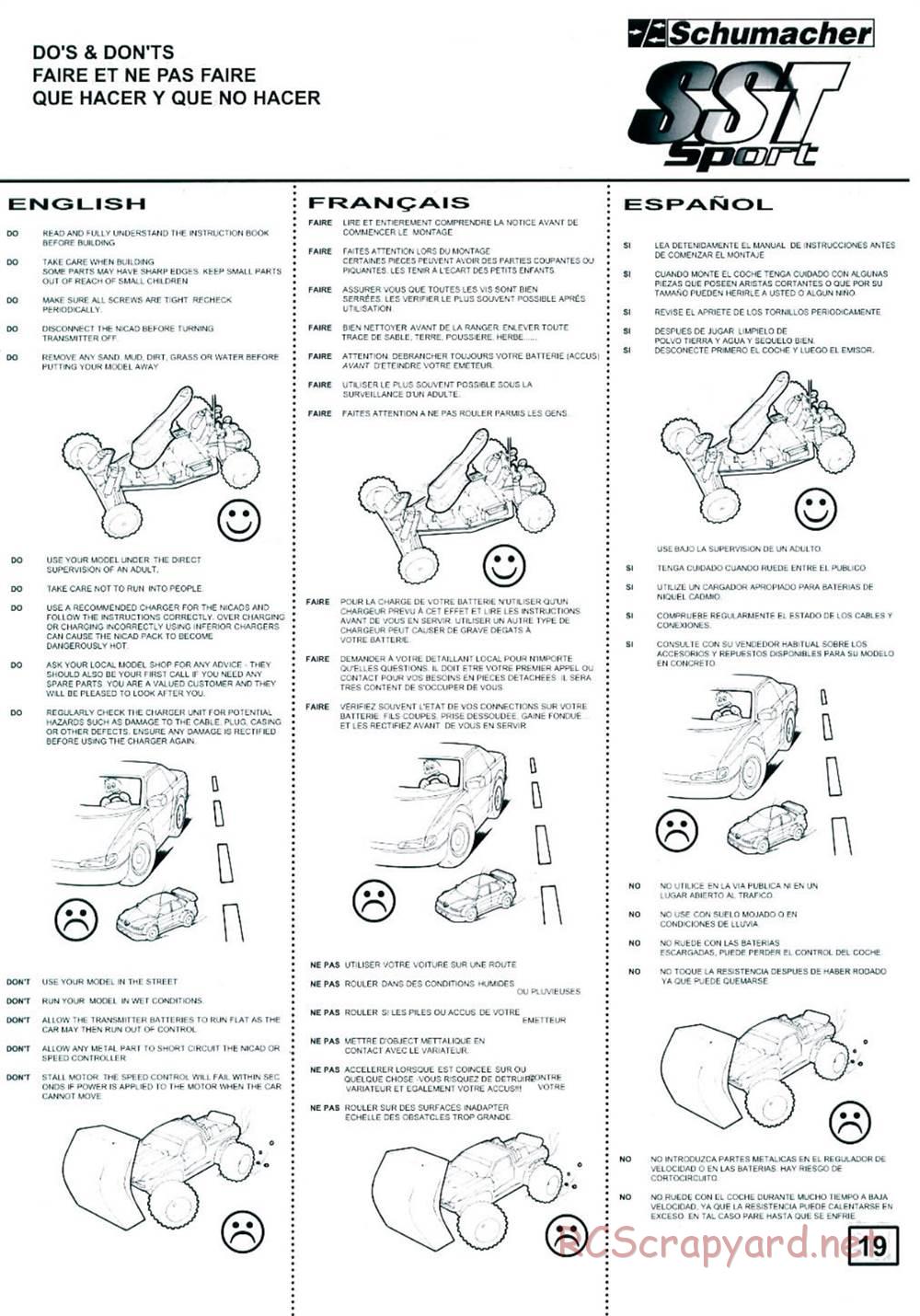 Schumacher - SST Sport - Manual - Page 13