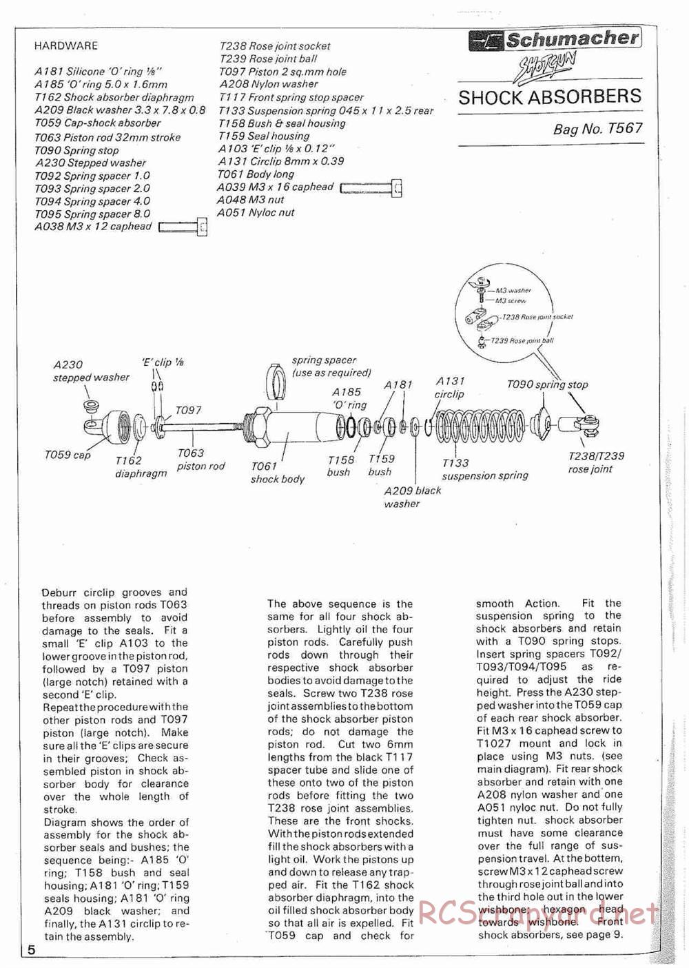Schumacher - Shotgun - Manual - Page 6