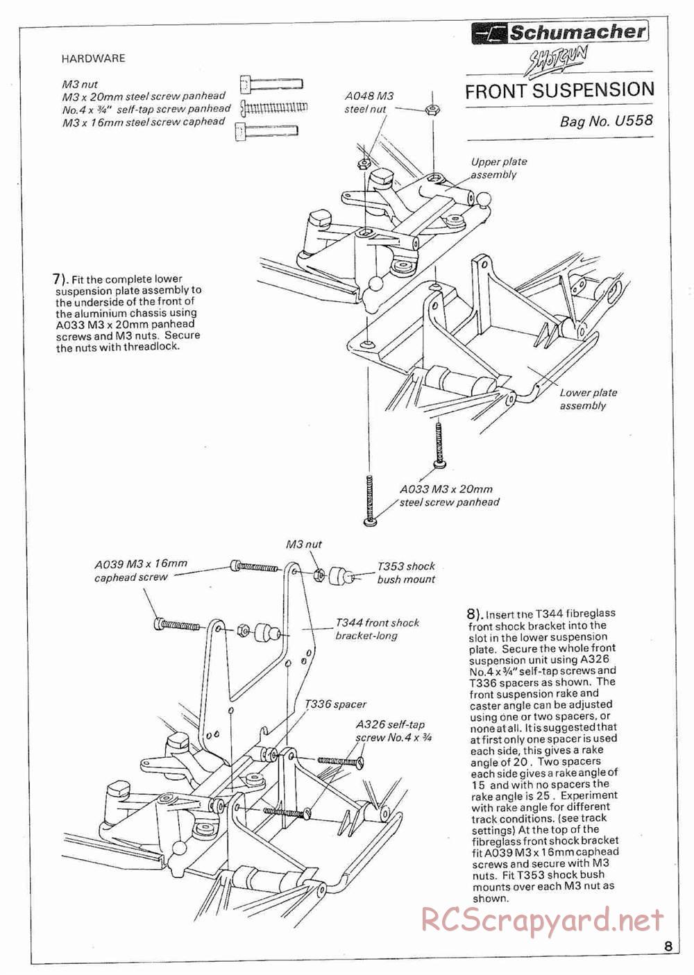 Schumacher - Shotgun - Manual - Page 9
