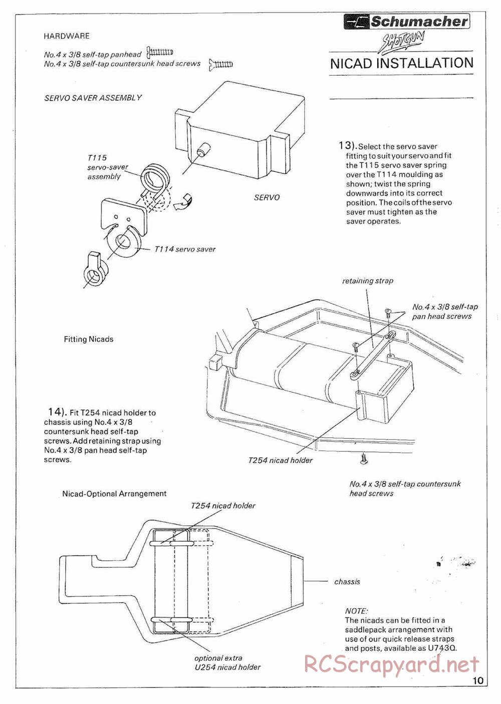 Schumacher - Shotgun - Manual - Page 11