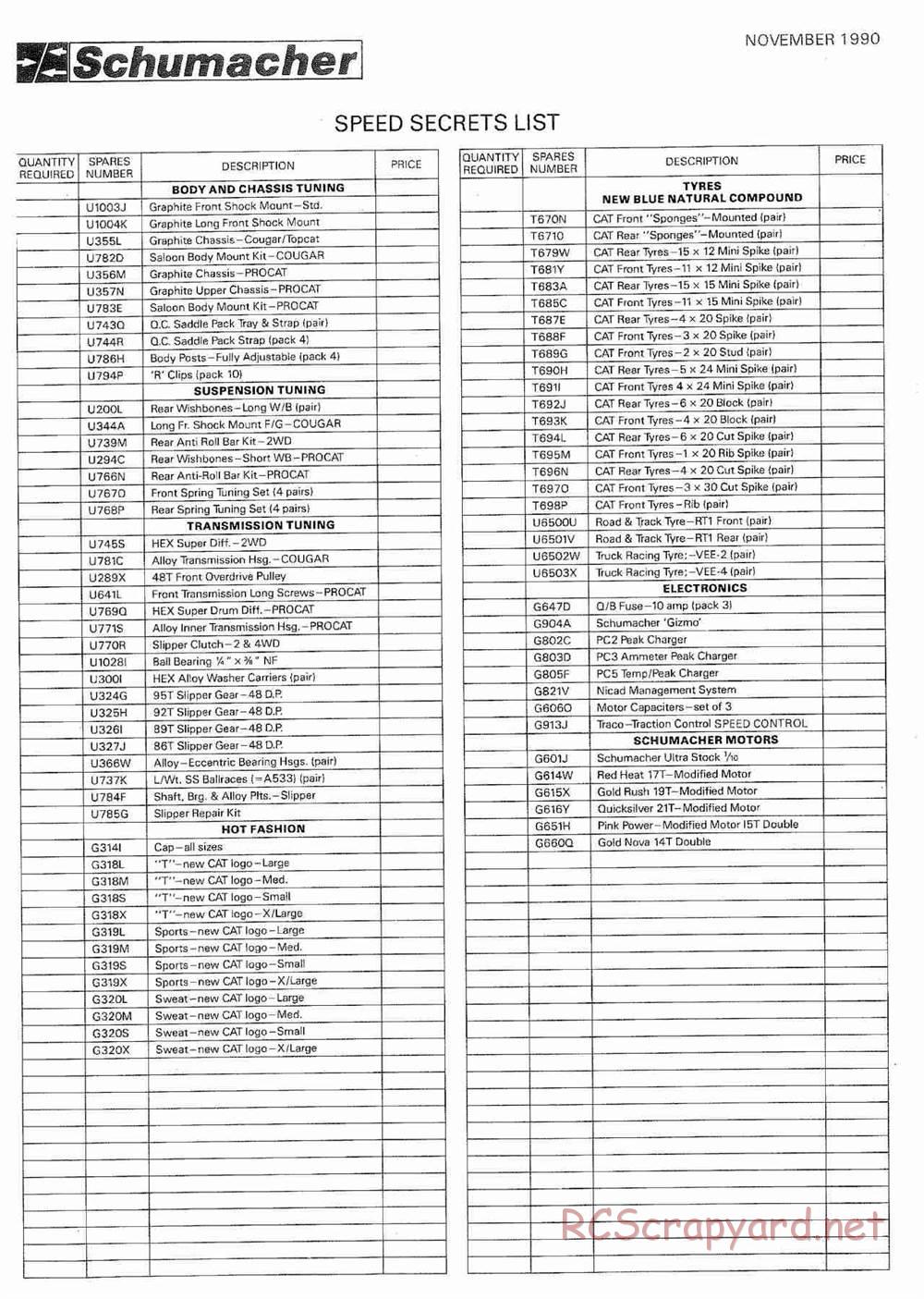 Schumacher - Shotgun - Manual - Page 16