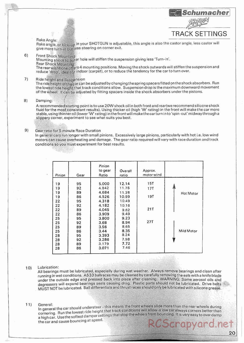 Schumacher - Shotgun - Manual - Page 25