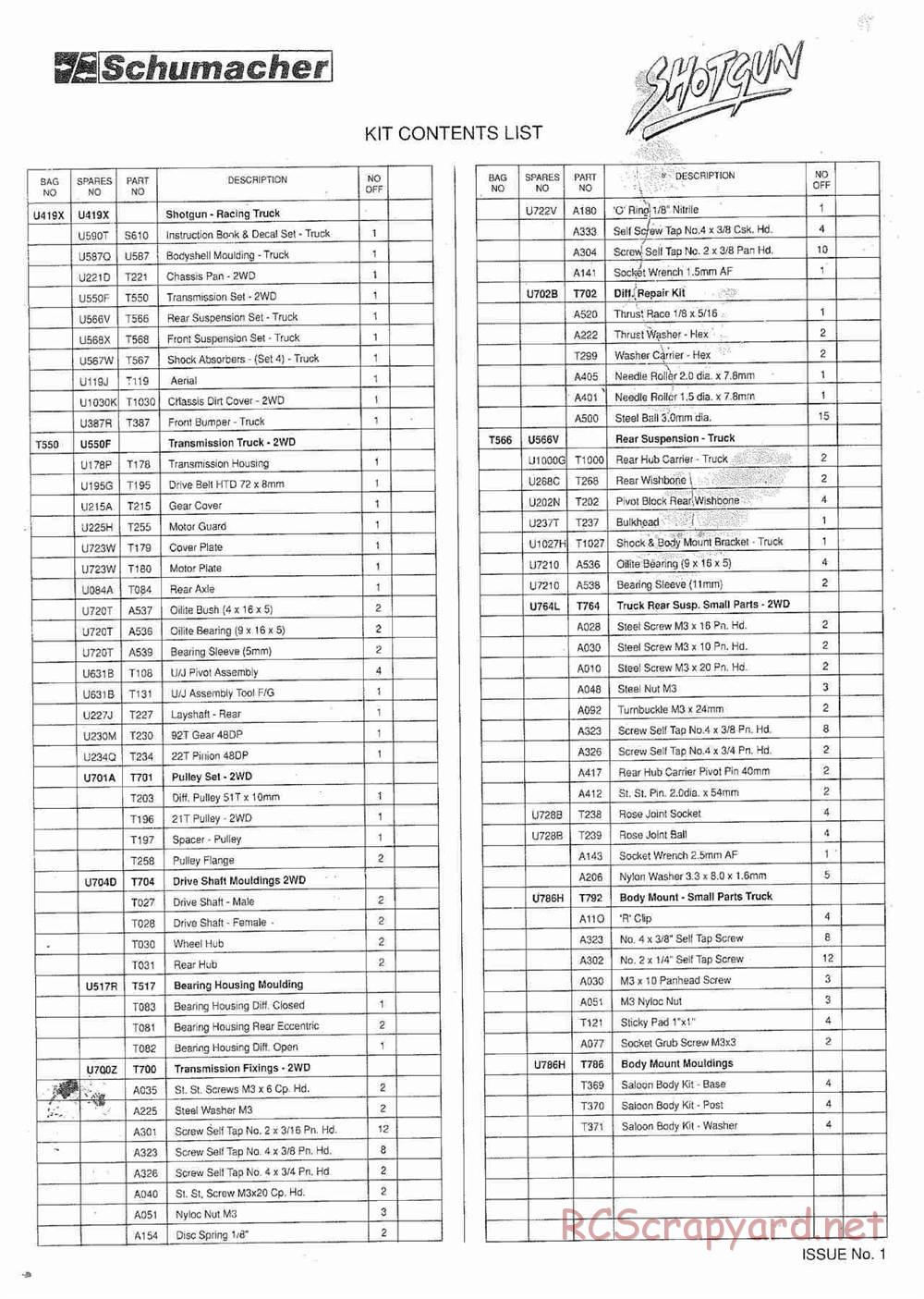 Schumacher - Shotgun - Manual - Page 26