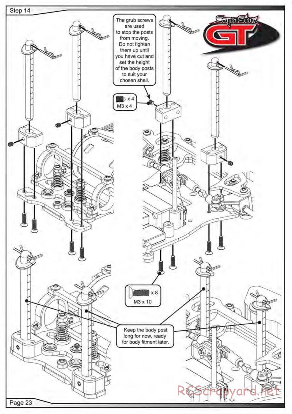 Schumacher - SupaStox GT - Manual - Page 24