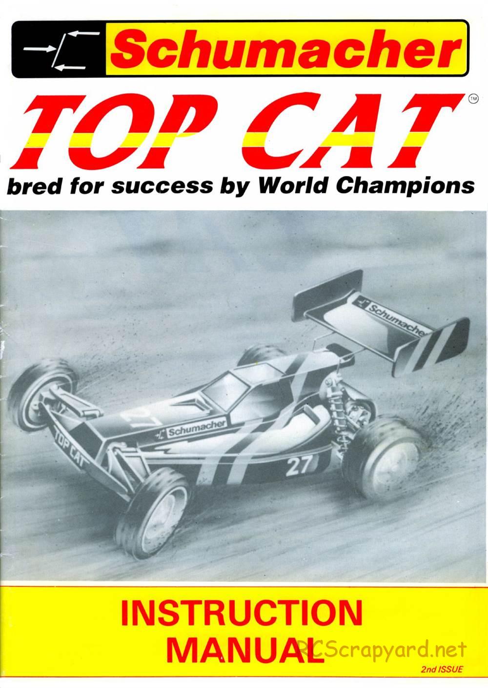 Schumacher - TopCat - Manual - Page 1