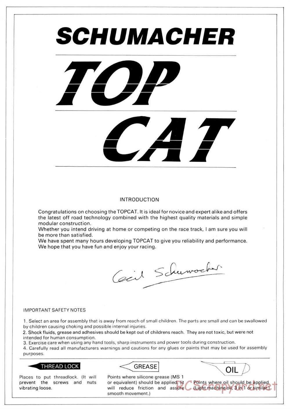 Schumacher - TopCat - Manual - Page 2