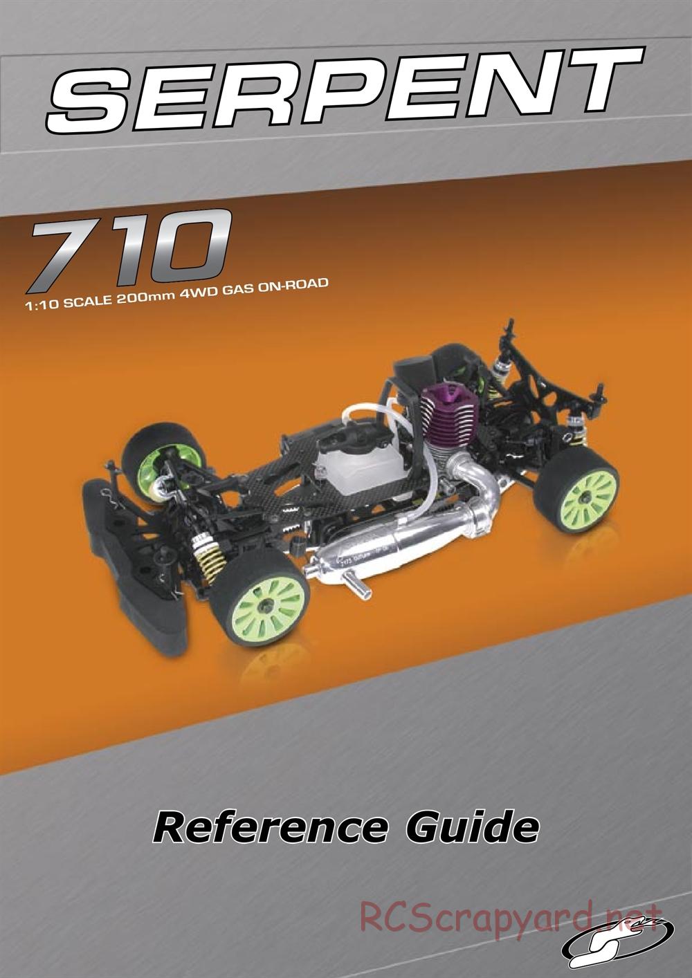 Serpent - 710 - Exploded View and Parts List - Page 1