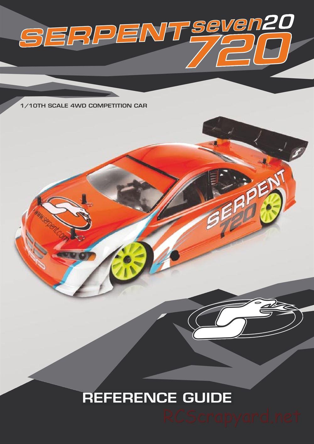 Serpent - 720 - Exploded View and Parts List - Page 1