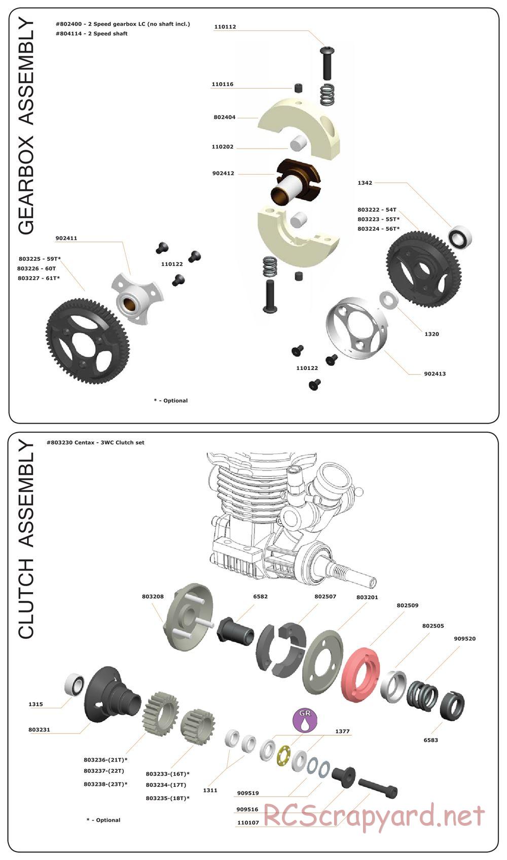 Serpent - 733 - Exploded View and Parts List - Page 7