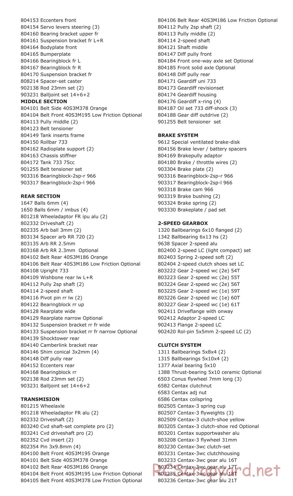 Serpent - 733 - Manual - Page 38