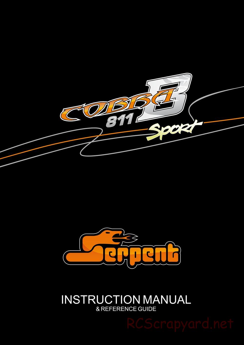 Serpent - Cobra 811 Buggy Sport - Manual - Page 1