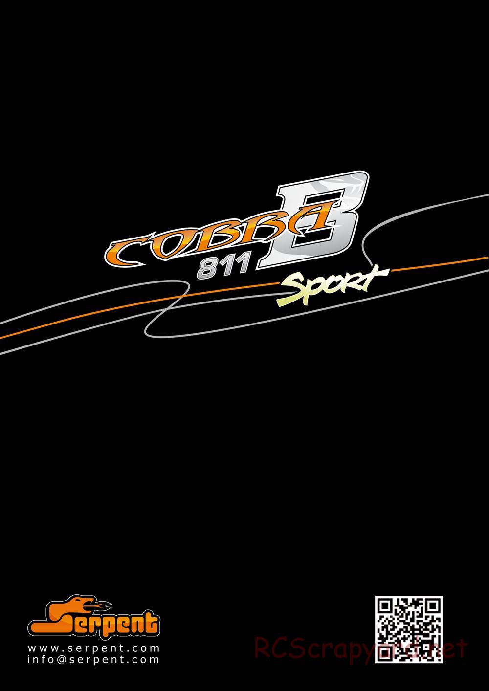 Serpent - Cobra 811 Buggy Sport - Manual - Page 36