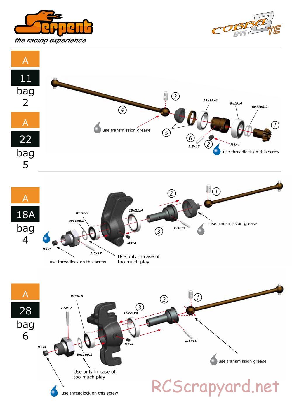 Serpent - Cobra 811 TE (Team Edition) - Manual - Page 2