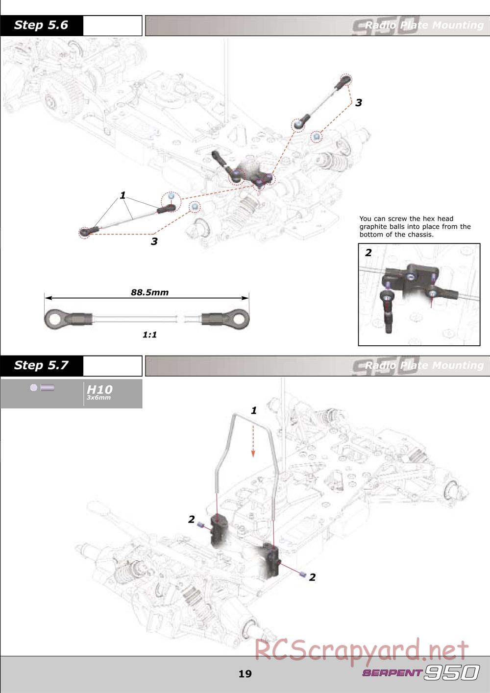 Serpent - 950 - Manual - Page 19
