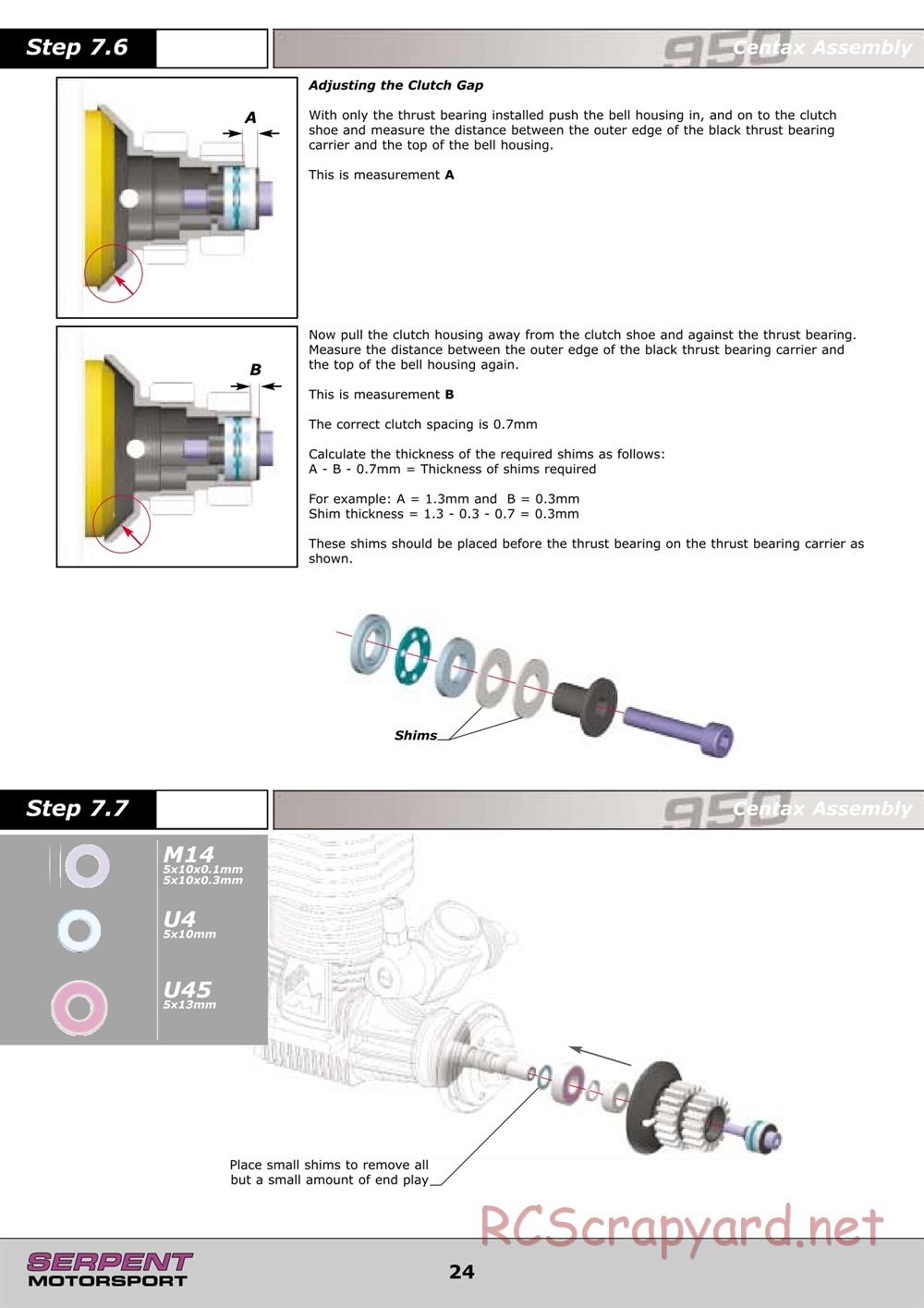 Serpent - 950 - Manual - Page 24