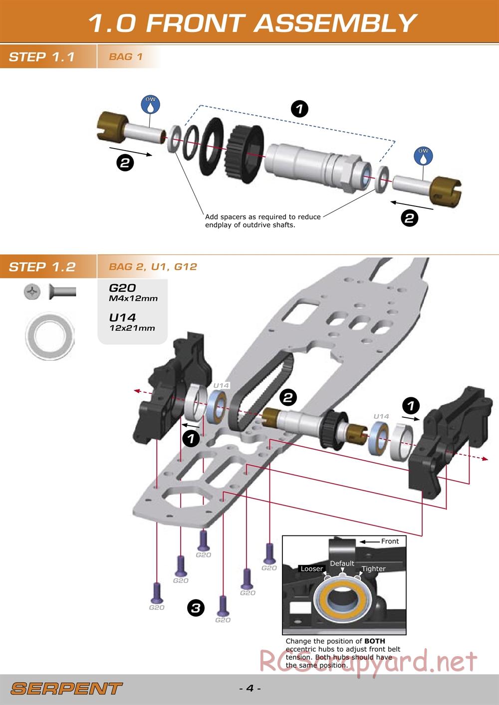 Serpent - 960 - Manual - Page 4