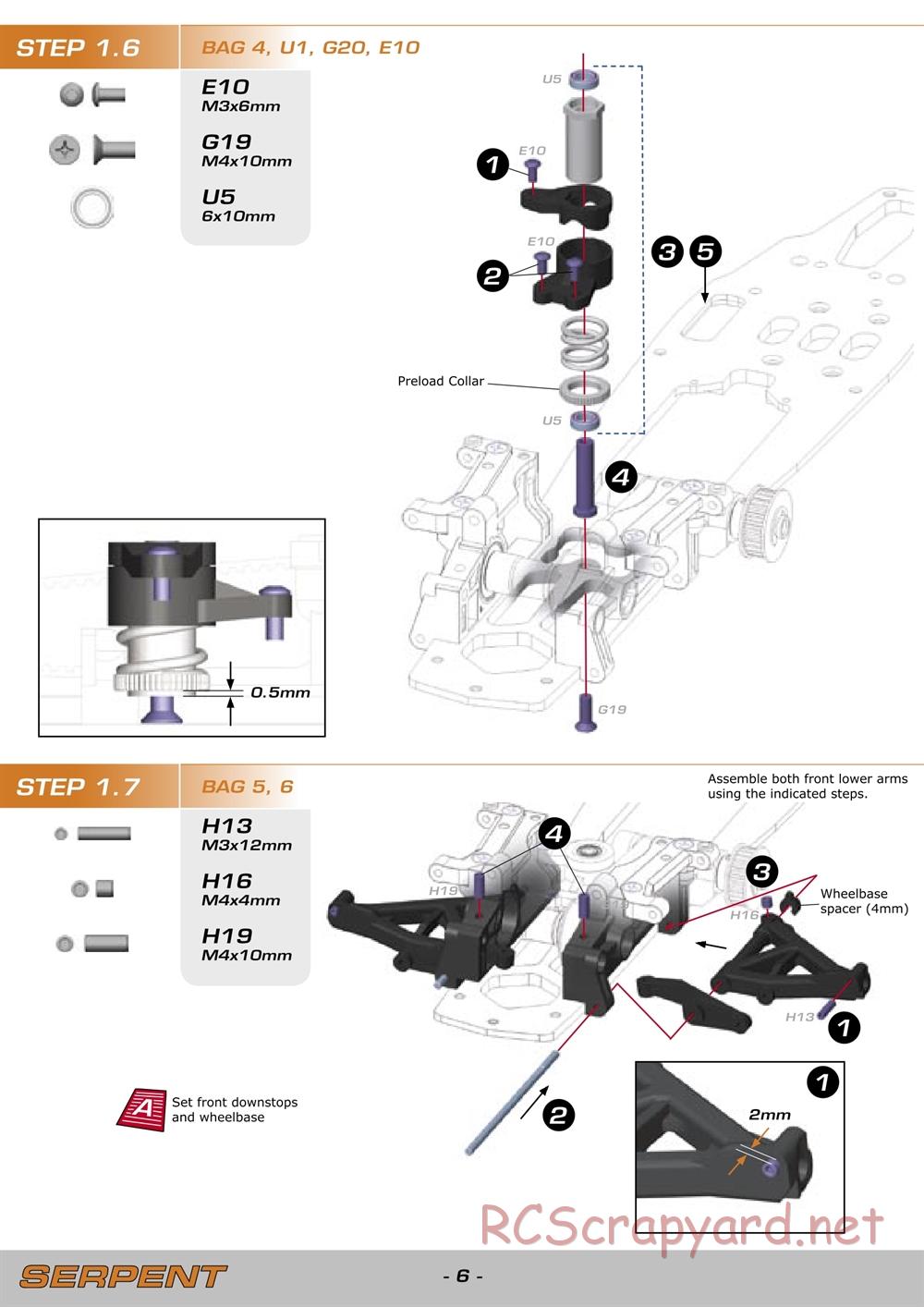Serpent - 960 - Manual - Page 6