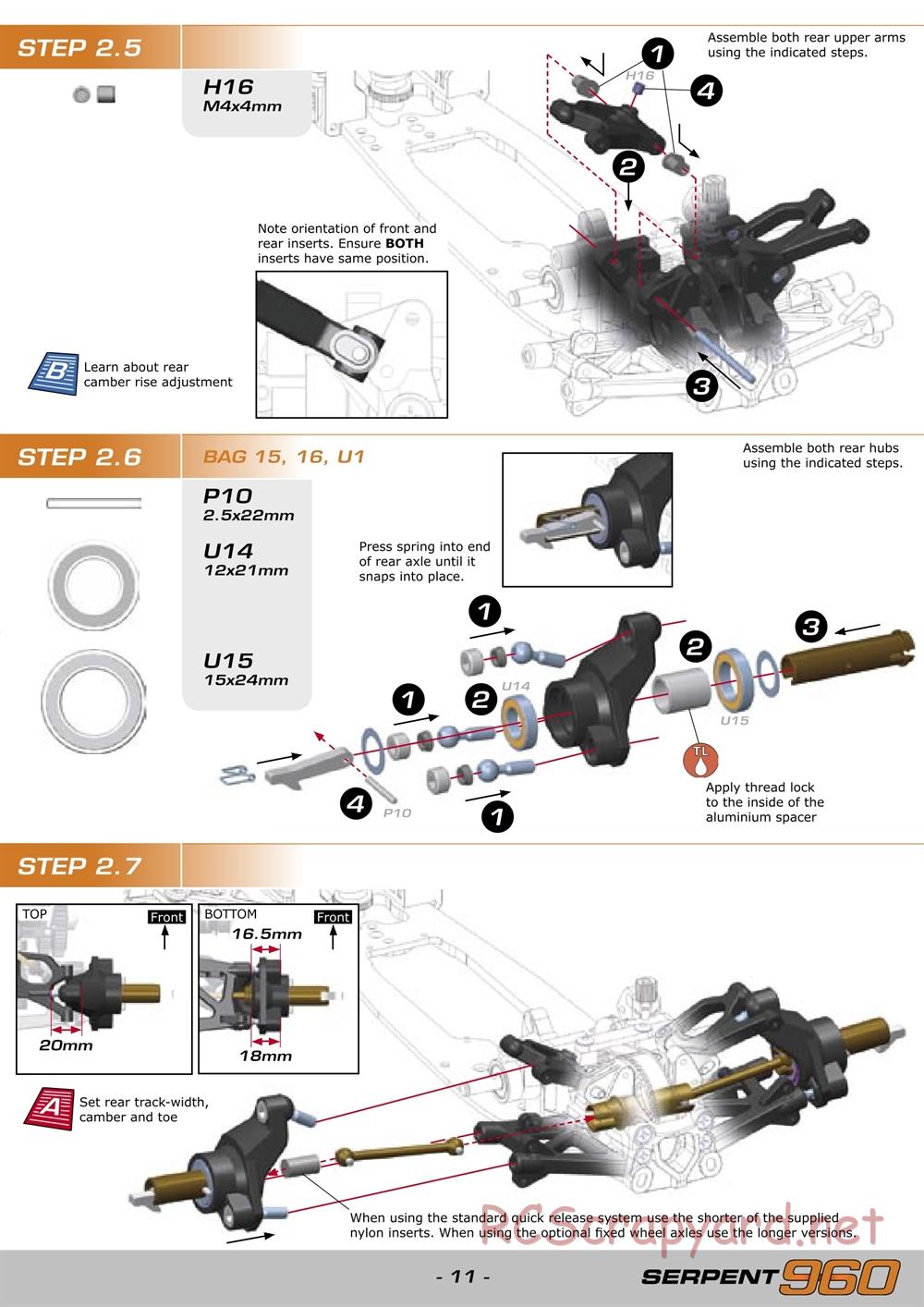 Serpent - 960 - Manual - Page 11