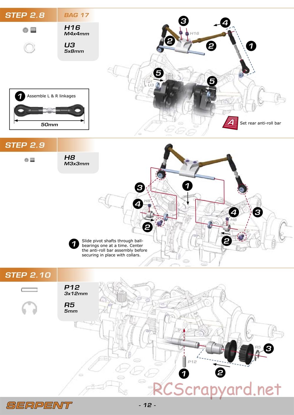 Serpent - 960 - Manual - Page 12