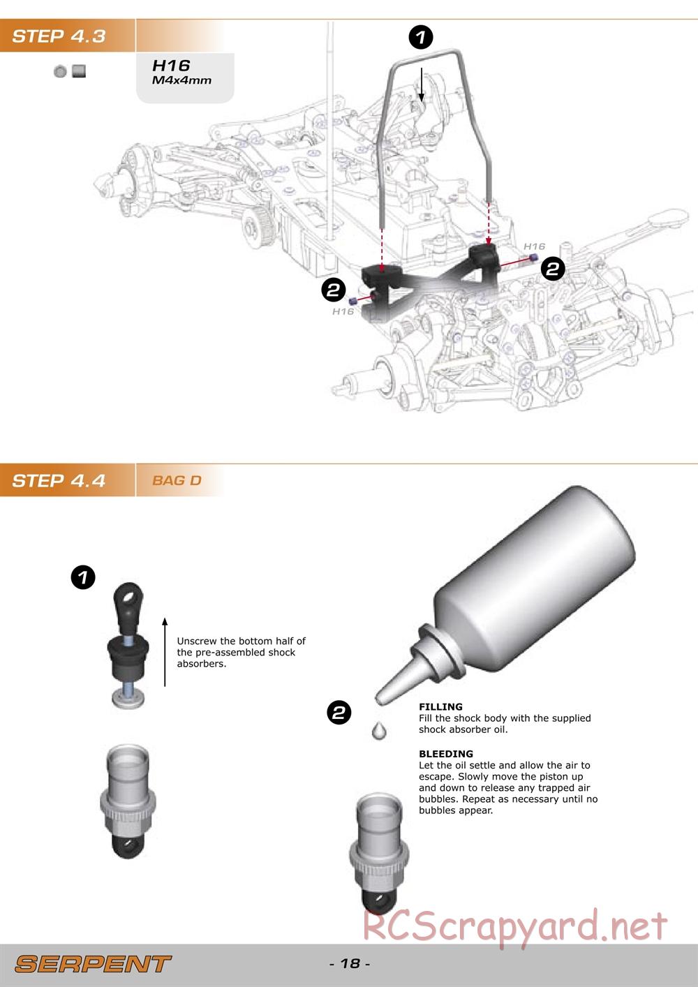 Serpent - 960 - Manual - Page 18