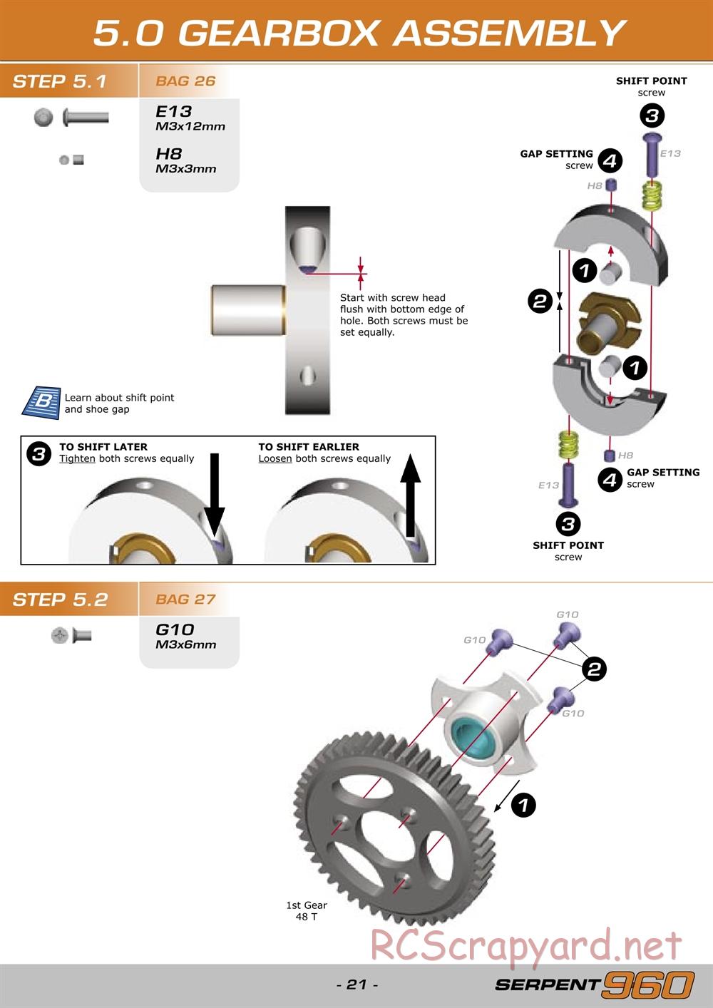 Serpent - 960 - Manual - Page 21