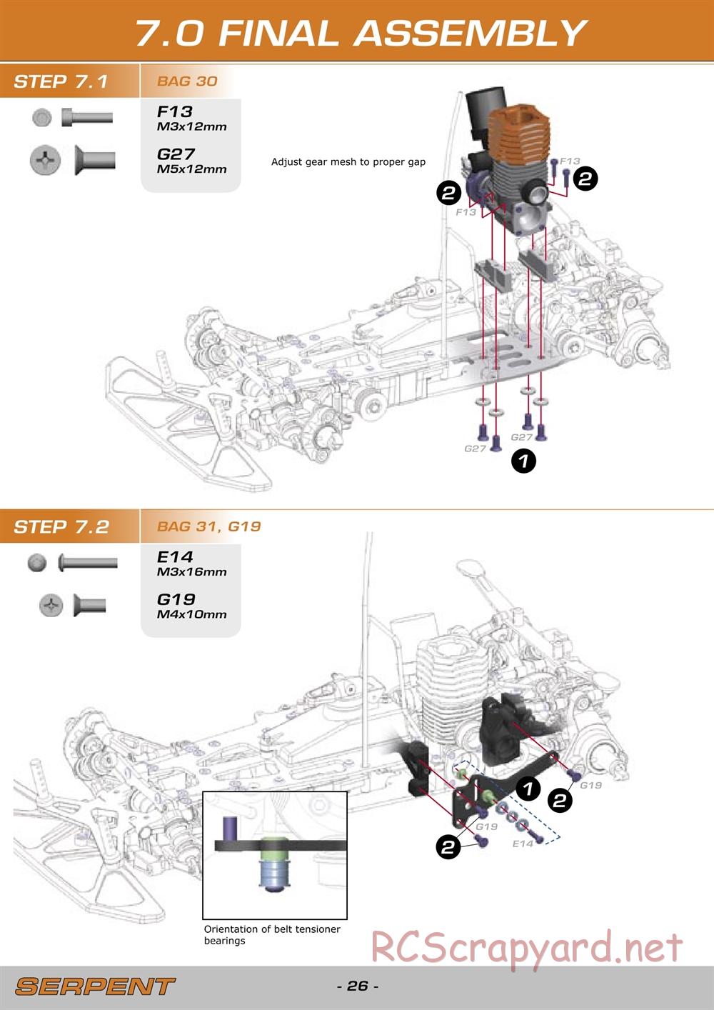 Serpent - 960 - Manual - Page 26