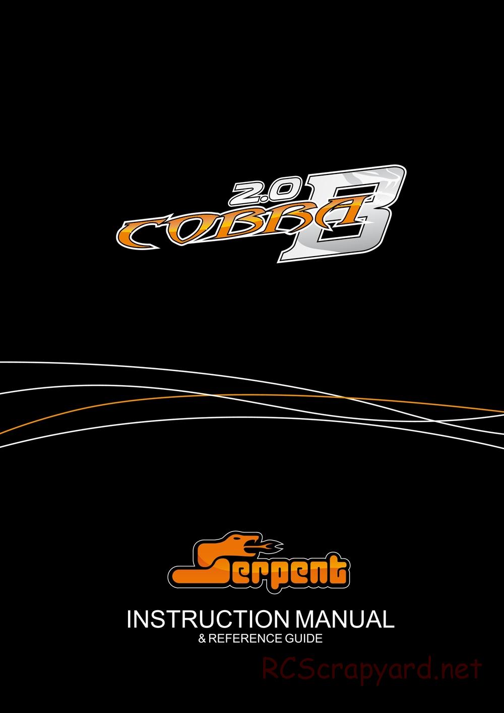 Serpent - Cobra 811 2.0 - Manual - Page 1