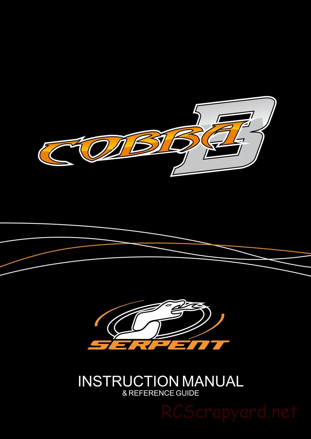 Serpent - Cobra 811 - Manual - Page 1